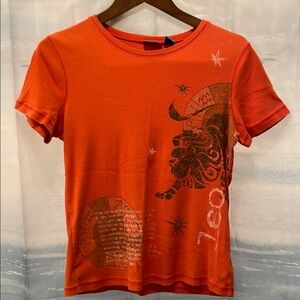 Vintage Tee Co. Orange Graphic Tee